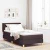 vidaXL Boxspringbed met matras Donkerbruin 200 x 80 cm Polyester