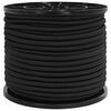vidaXL Bungee Koorden 10 mm Zwart PP en rubber