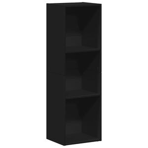 vidaXL Boekenkast/tv-meubel 36x30x114 cm bewerkt hout zwart