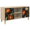vidaXL Tv-meubel LOCHEM 102 x 33 x 50 cm Sonoma Bewerkt hout