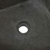 vidaXL Wasbak Grijs (30-37) x (30-37) x 12 cm Riviersteen
