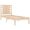 vidaXL Bedframe massief hout 75x190 cm