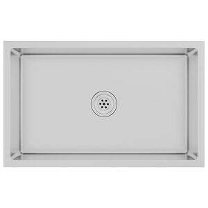 vidaXL Gootsteen handgemaakt roestvrij staal