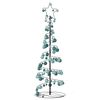 vidaXL LED-kerstboom met kerstballen 100 LED's warm wit 150 cm