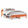 vidaXL Bedframe zonder matras massief grenenhout wasbruin 140x200 cm