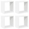 vidaXL Wandschappen kubus 4 st 26x15x26 cm wit