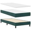 vidaXL Boxspringbed met matras Donkergroen 200 x 90 cm Fluweel