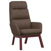 vidaXL Relaxstoel stof taupe