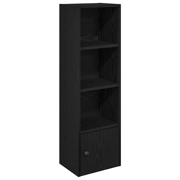 vidaXL Boekenkast 31x24x102 cm bewerkt hout zwart eikenkleurig