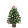 vidaXL Kunstkerstboom met 150 LED met standaard Groen 95 cm PE en PVC