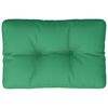 vidaXL Palletkussen 60x40x12 cm stof groen