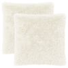 vidaXL Kussen 2 st HEERLEN Wit 70 x 70 cm PV Fleece