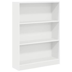 vidaXL Boekenkast 80x24x109 cm bewerkt hout wit