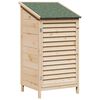 vidaXL Tuinschuur met dak Naturel 59 x 56 x 113,5 cm Massief Vurenhout