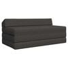 vidaXL Vouwbare Sofa Bed Matras Donkergrijs 120 x 60 x 49 cm Stof