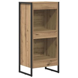 vidaXL Boekenkast 40 x 30 x 86,5 cm Bewerkt hout Ambachtelijk eiken