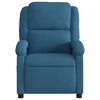 vidaXL Fauteuil verstelbaar fluweel blauw