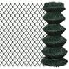 vidaXL Gaashek 0,8x15 m staal groen