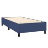vidaXL Boxspring met matras stof blauw 90x190 cm