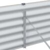vidaXL Verhoogde plantenbak 390 x 100 x 36 cm Gegalvaniseerd staal