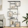 vidaXL Boekenkast 92x29x188 cm bewerkt hout betongrijs