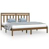 vidaXL Bedframe massief hout honingbruin 180x200 cm