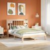 vidaXL Bed met boekenkast zonder matras massief grenenhout 140x200 cm