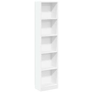 vidaXL Boekenkast 40x24x176 cm bewerkt hout wit