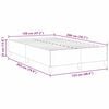 vidaXL Boxspringbed Blauw 120 x 200 cm Fluweel