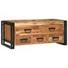 vidaXL Salontafel met lade Bruin 90 x 50 x 38 cm Massief Acaciahout