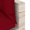 vidaXL 6-delige Loungeset met kussens pallet grenenhout