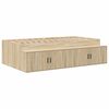 vidaXL Opbergbedframe met opslag Sonoma Eiken 75 cm Bewerkt hout