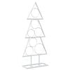 vidaXL Metalen kerstboom KUOPIO 60 cm Staal Wit