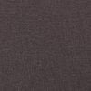 vidaXL Bankje met rugleuning 120x62x75,5 cm stof donkerbruin