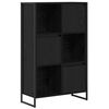 vidaXL Boekenkast Zwart Eiken 68 x 30 x 108.5 cm Bewerkt hout
