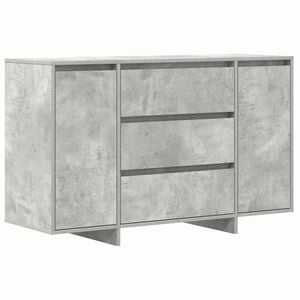 vidaXL Dressoir Beton Grijs 120 x 41 x 75 cm Bewerkt hout