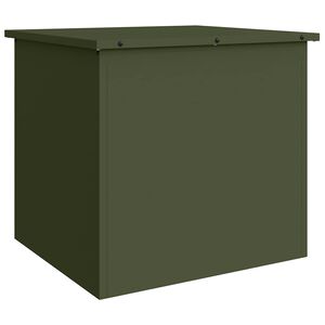 vidaXL Tuinkussenopbergdoos Gegalvaniseerd staal 55 x 50,5 x 50 cm