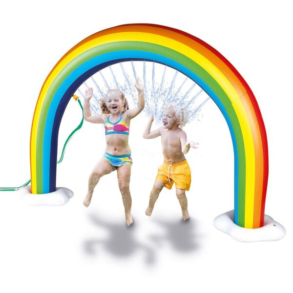 Happy People Regenboogsproeier opblaasbaar 216x46x153 cm
