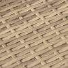 vidaXL 10-delige Loungeset met kussens poly rattan beige
