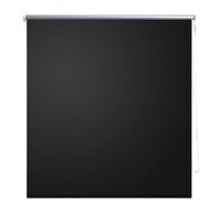 Rolgordijn verduisterend 40 x 100 cm zwart