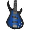 vidaXL Basgitaar voor beginners elektrisch met tas 4/4 46" blauw zwart