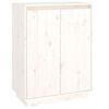 vidaXL Schoenenkast 60x35x80 cm massief grenenhout wit