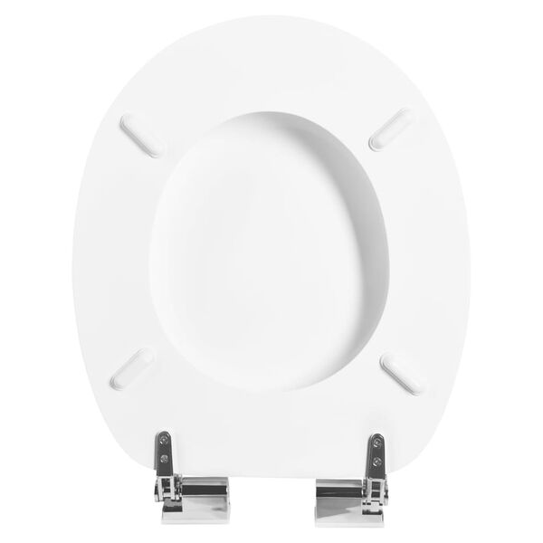 CORNAT Toiletbril met soft-close MOLINOS MDF wit