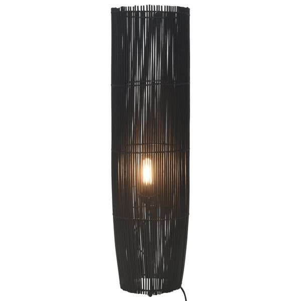 vidaXL Vloerlamp E27 52 cm wilgen zwart