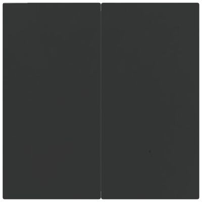 vidaXL 5-delige Tuinset met kussens poly rattan zwart en grijs