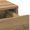vidaXL Plafondtafel met spiegellichten 2 pcs Bruin Bewerkt hout