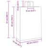 vidaXL Papieren zakken 250 st met hengsels 32x12x42 cm bruin