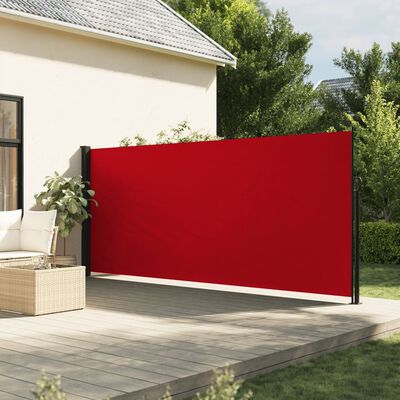 vidaXL Windscherm uittrekbaar 180x300 cm rood