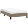 vidaXL Bedframe zonder matras 90x190 cm stof taupe