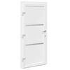 vidaXL Voordeur Wit PVC